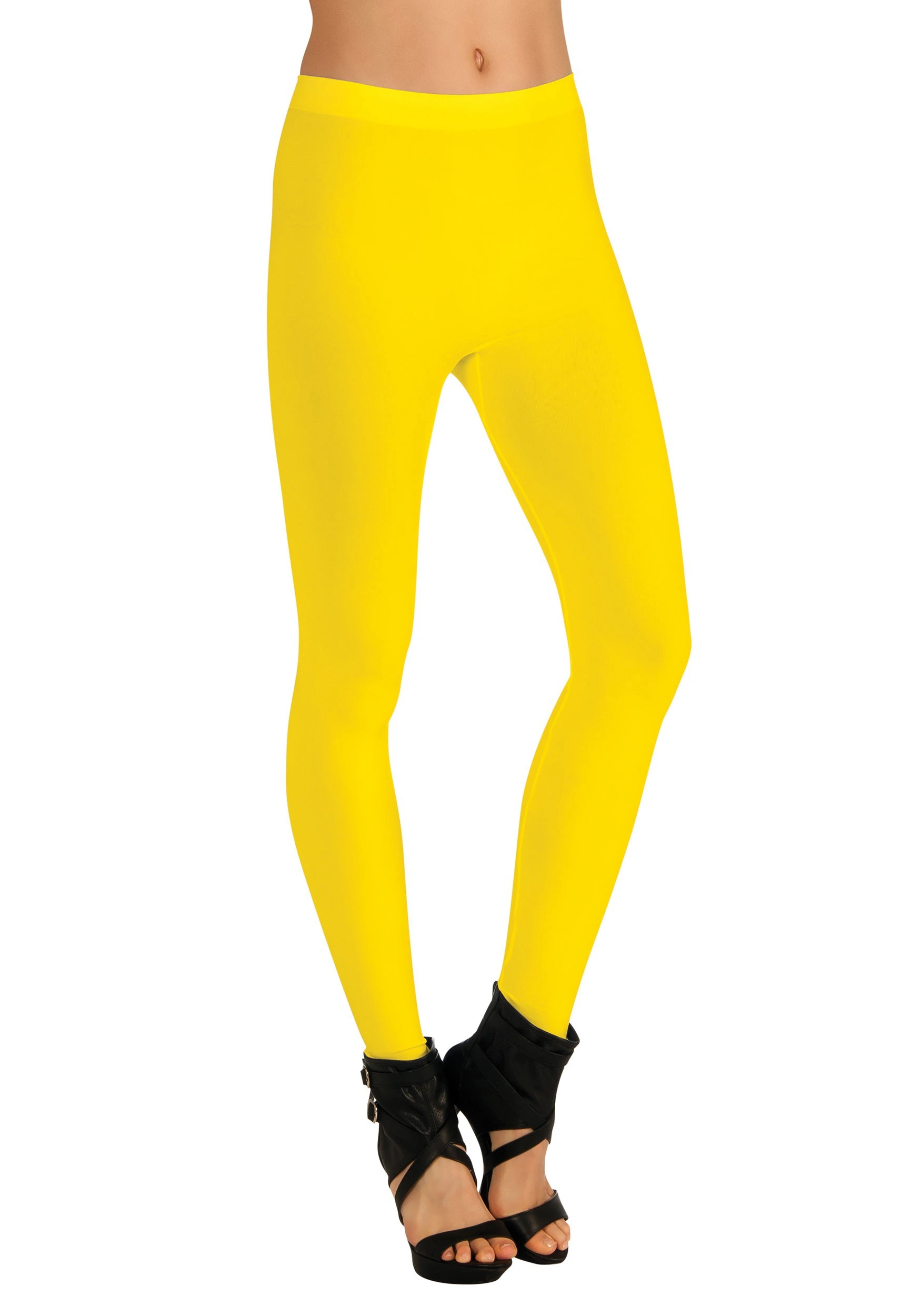 Women's Yellow Leggings 1 Women's Yellow Leggings